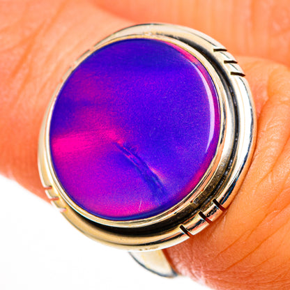 Aura Opal Rings handcrafted by Ana Silver Co - RING113068