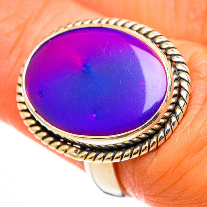 Aura Opal Rings handcrafted by Ana Silver Co - RING113069
