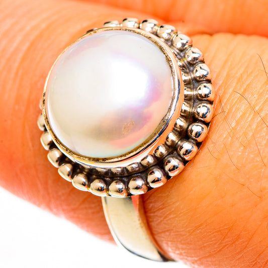 Cultured Pearl Rings handcrafted by Ana Silver Co - RING113071