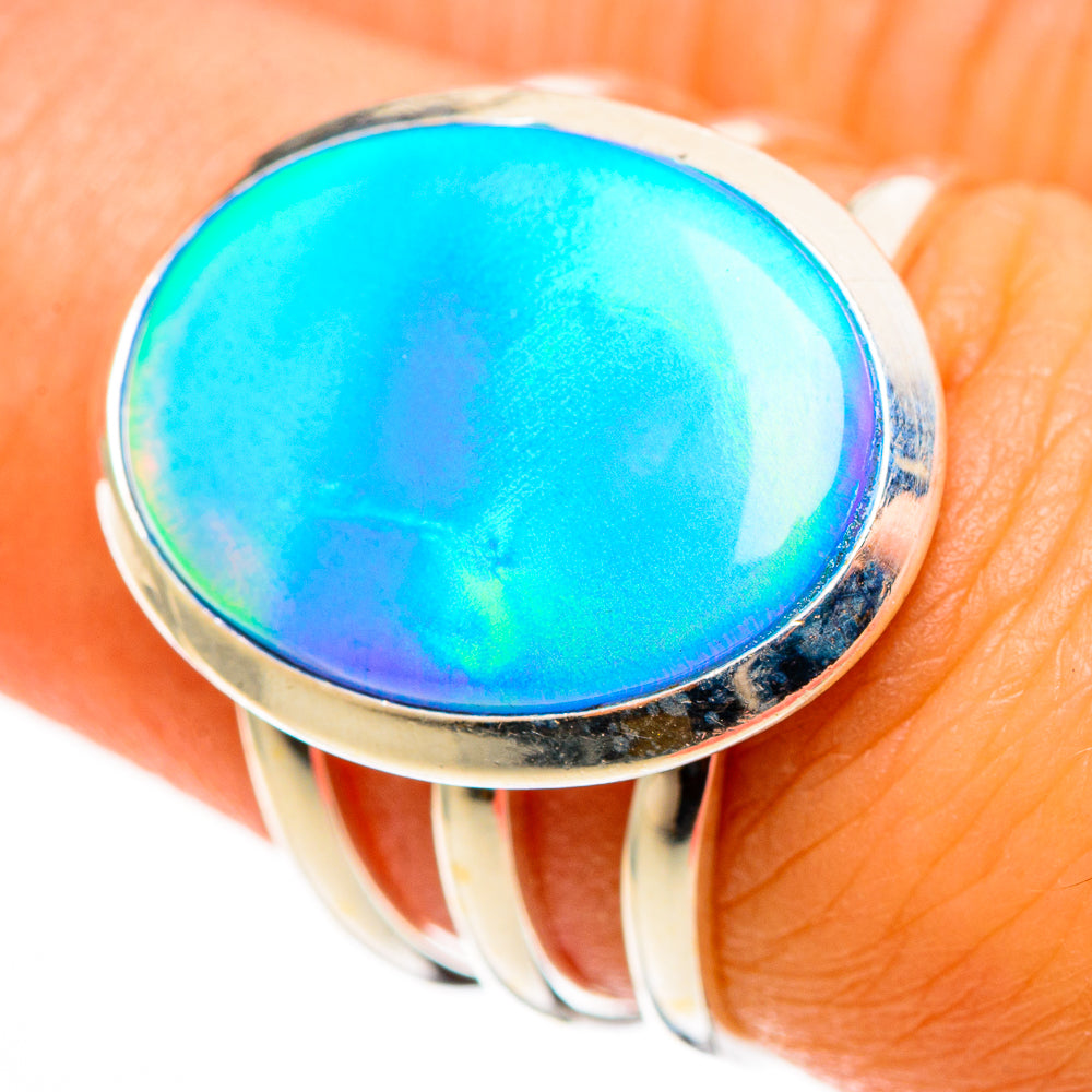 Aura Opal Rings handcrafted by Ana Silver Co - RING113080