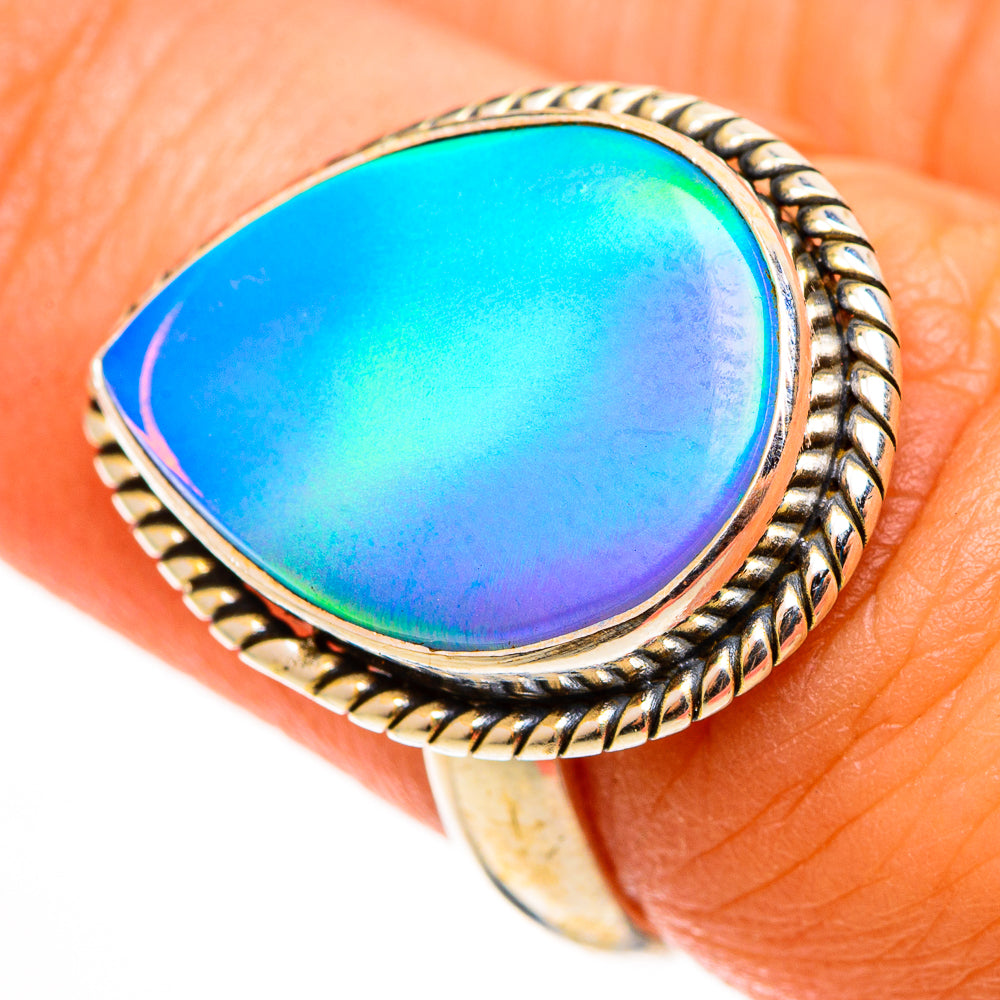Aura Opal Rings handcrafted by Ana Silver Co - RING113081