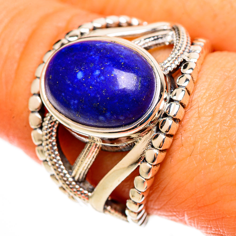 Lapis Lazuli Rings handcrafted by Ana Silver Co - RING113082