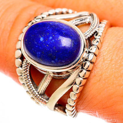 Lapis Lazuli Rings handcrafted by Ana Silver Co - RING113082