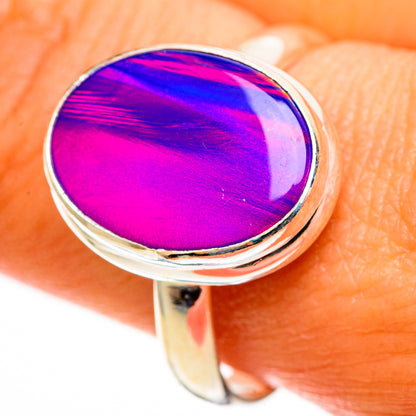 Aura Opal Rings handcrafted by Ana Silver Co - RING113096