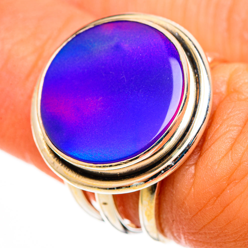 Aura Opal Rings handcrafted by Ana Silver Co - RING113097