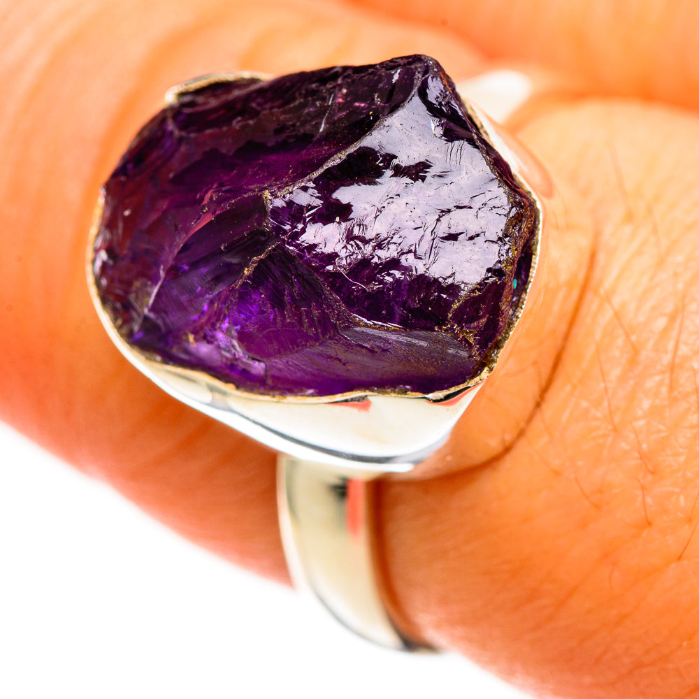 Amethyst Rings handcrafted by Ana Silver Co - RING113098