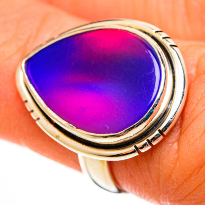 Aura Opal Rings handcrafted by Ana Silver Co - RING113099