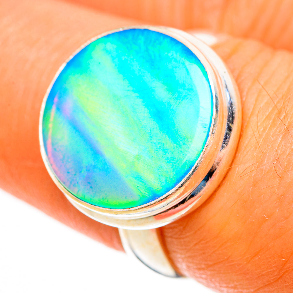 Aura Opal Rings handcrafted by Ana Silver Co - RING113111
