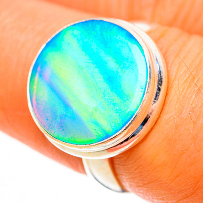 Aura Opal Rings handcrafted by Ana Silver Co - RING113111