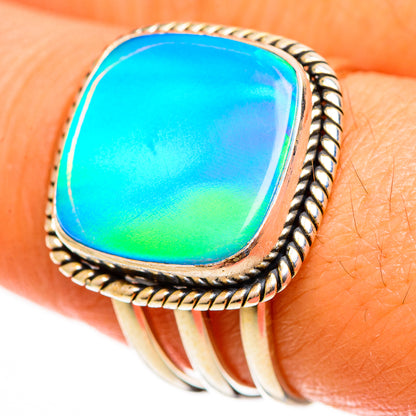 Aura Opal Rings handcrafted by Ana Silver Co - RING113112