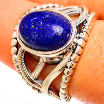 Lapis Lazuli Rings handcrafted by Ana Silver Co - RING113116