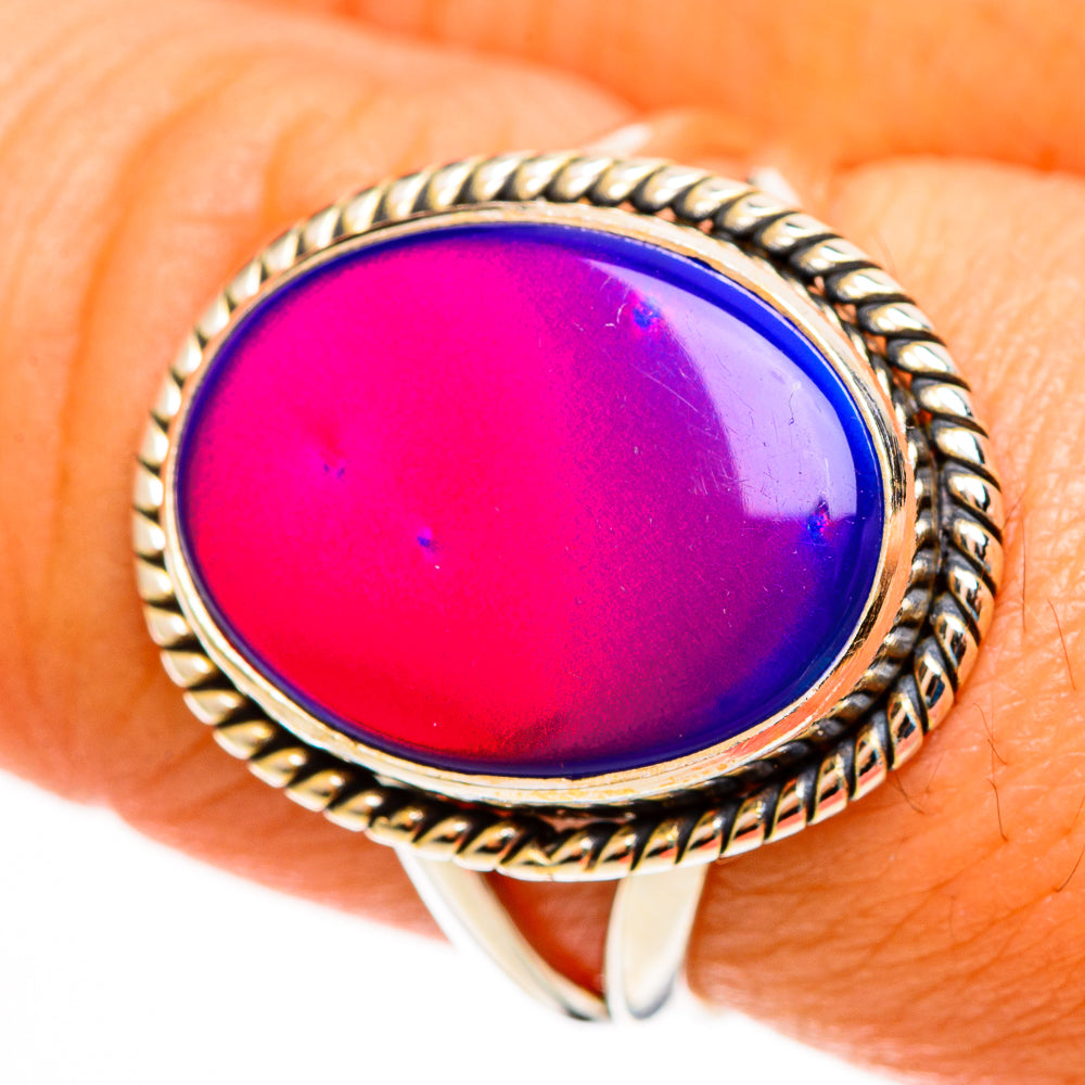 Aura Opal Rings handcrafted by Ana Silver Co - RING113125