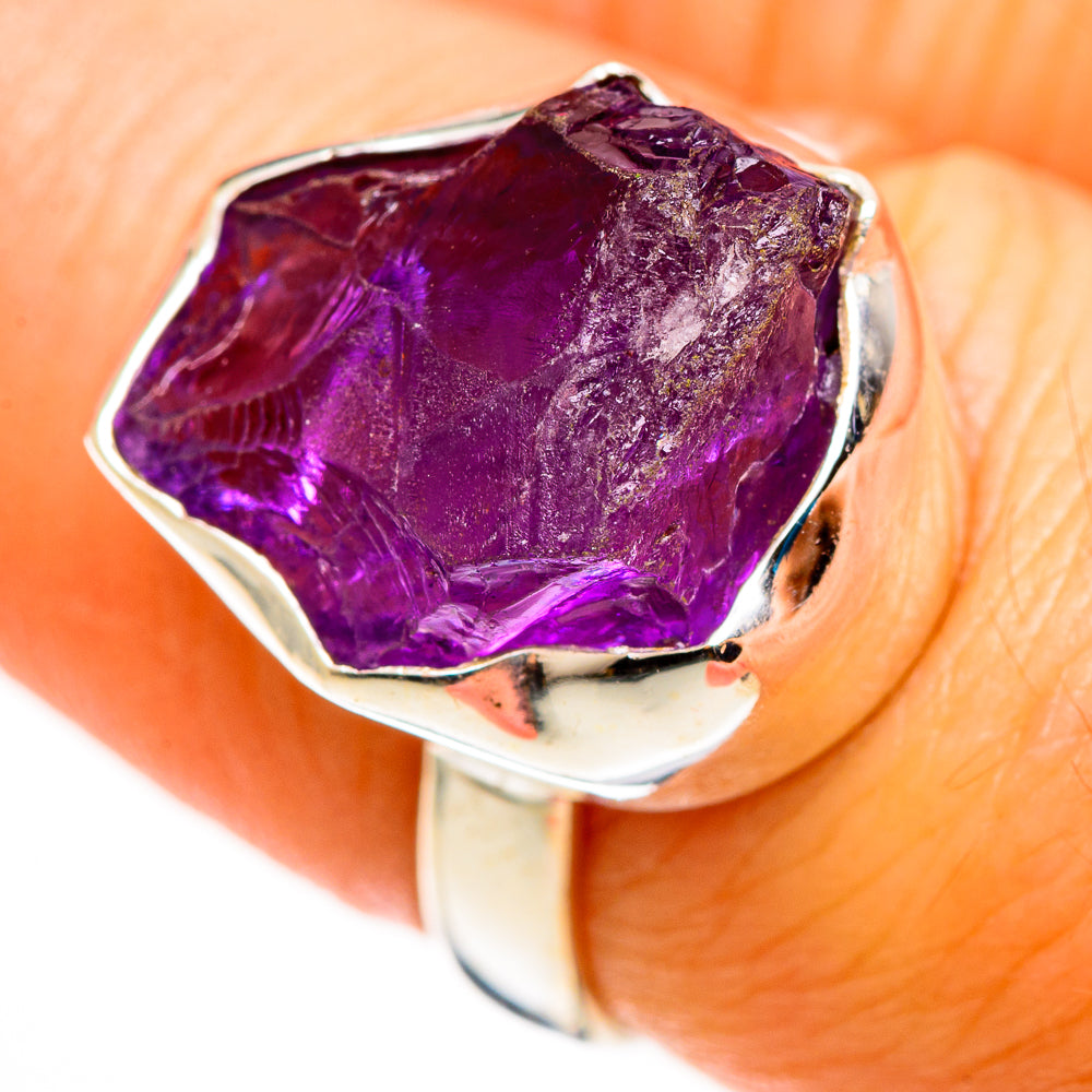 Amethyst Rings handcrafted by Ana Silver Co - RING113126