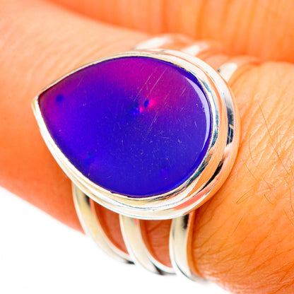 Aura Opal Rings handcrafted by Ana Silver Co - RING113128