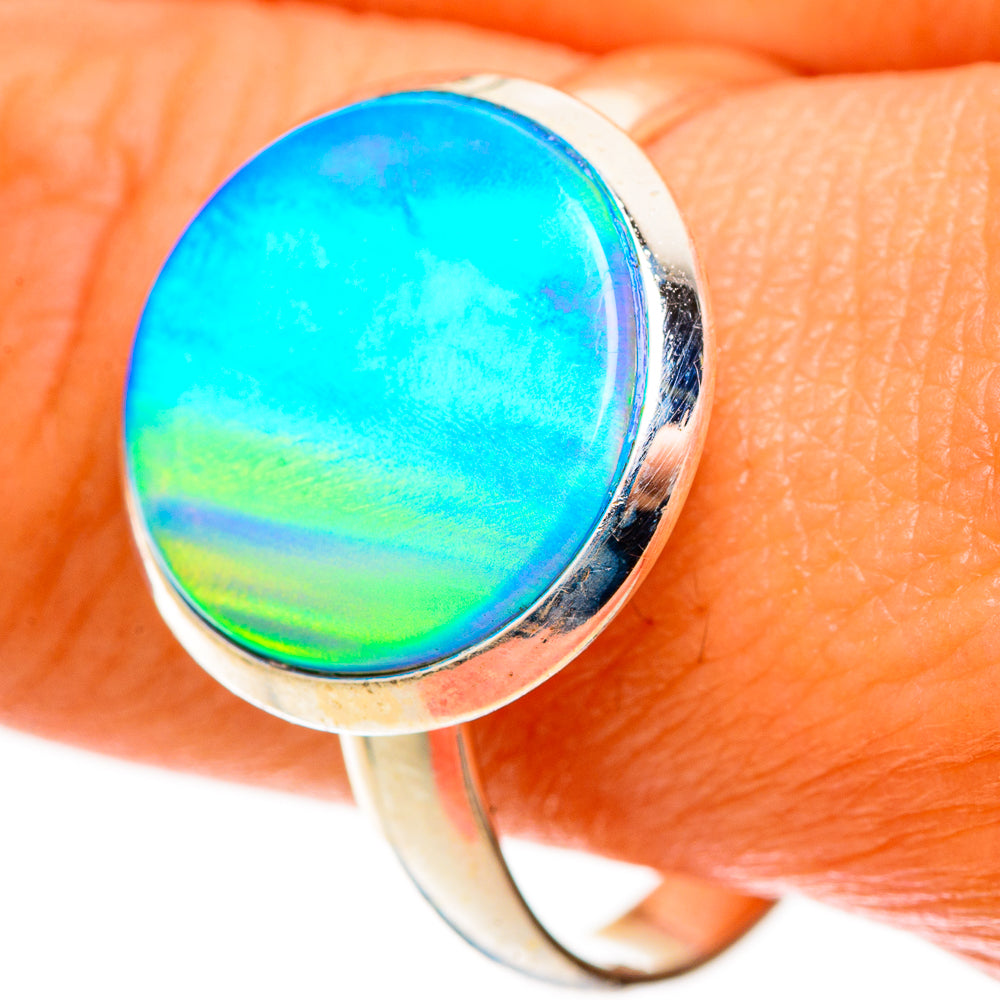 Aura Opal Rings handcrafted by Ana Silver Co - RING113139