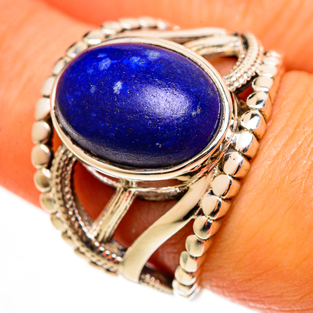 Lapis Lazuli Rings handcrafted by Ana Silver Co - RING113144