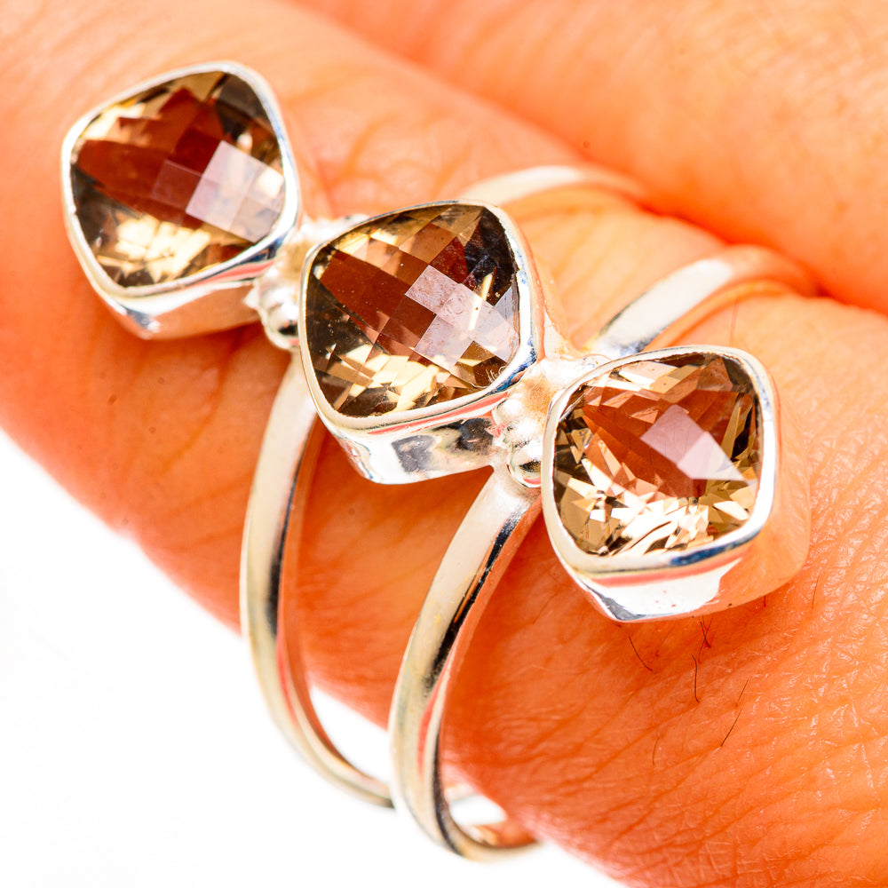 Smoky Quartz Rings handcrafted by Ana Silver Co - RING113148