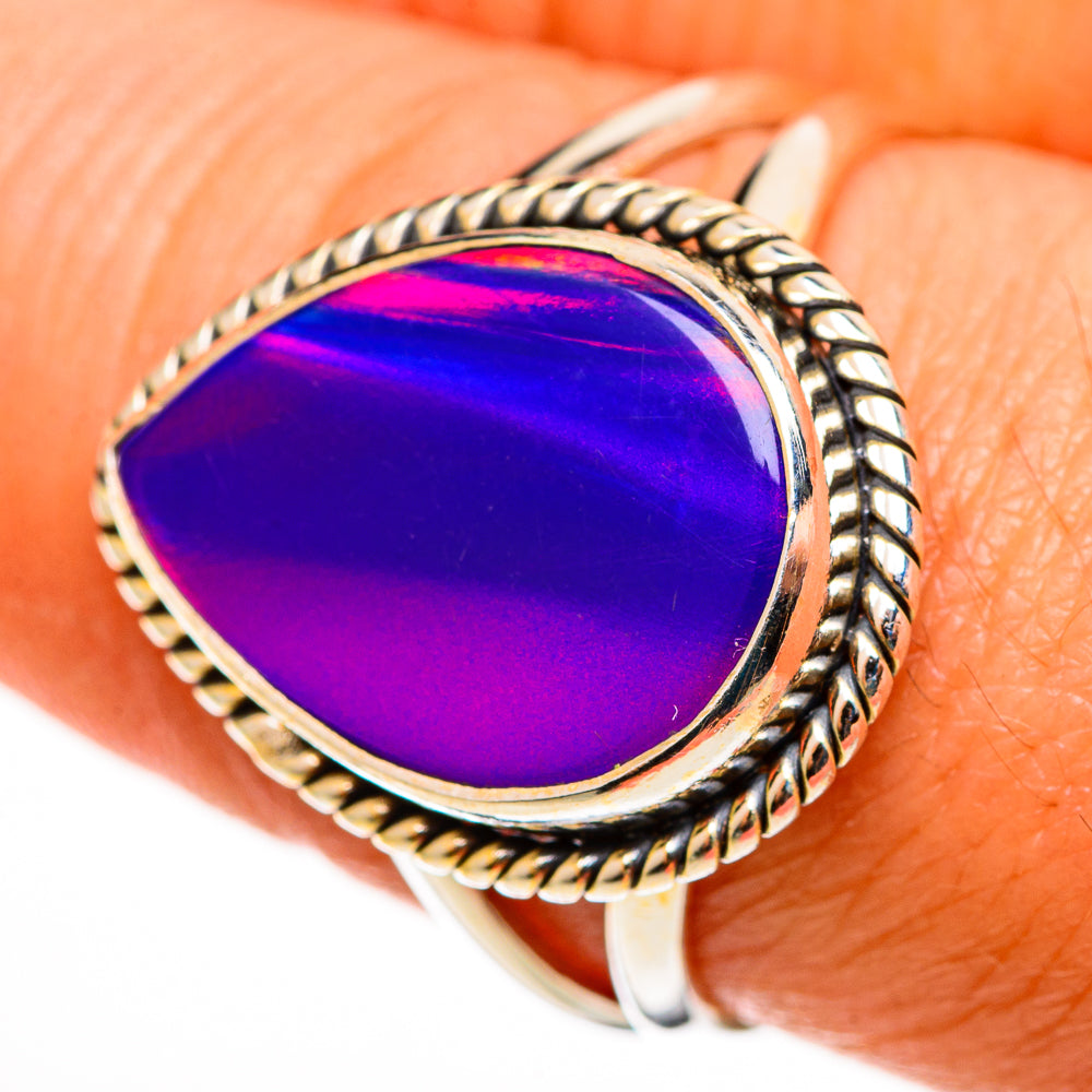 Aura Opal Rings handcrafted by Ana Silver Co - RING113155