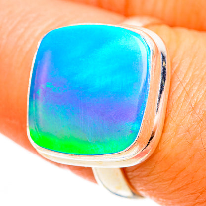 Aura Opal Rings handcrafted by Ana Silver Co - RING113164