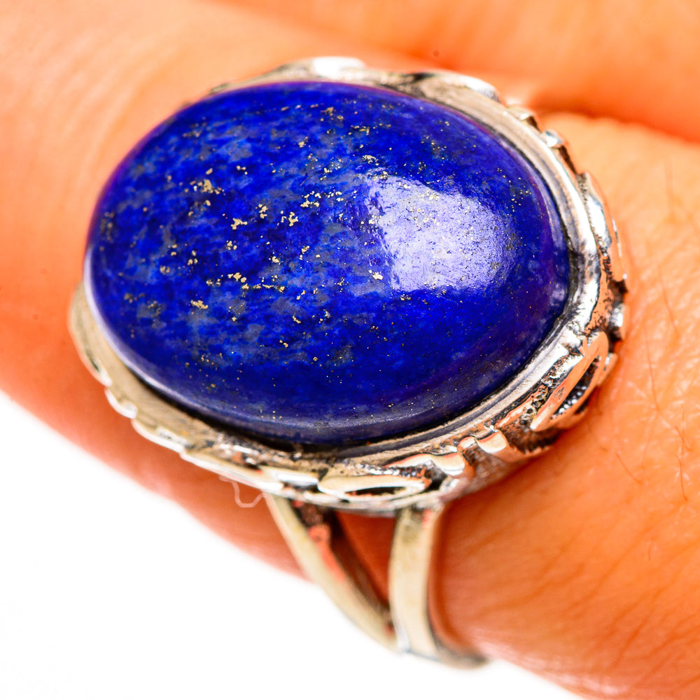 Lapis Lazuli Rings handcrafted by Ana Silver Co - RING113165