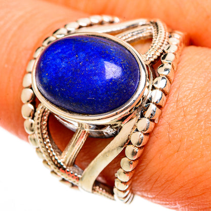 Lapis Lazuli Rings handcrafted by Ana Silver Co - RING113166
