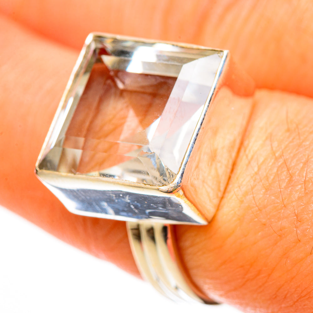 Green Amethyst Rings handcrafted by Ana Silver Co - RING113170