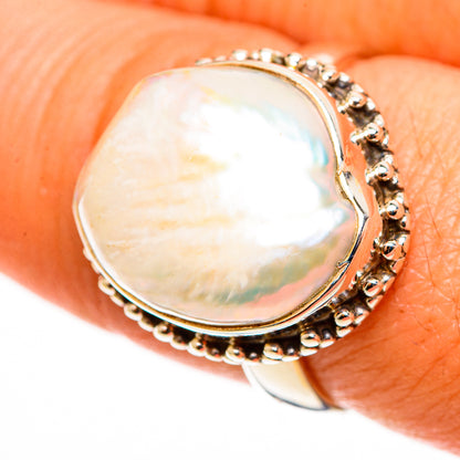 Mother Of Pearl Rings handcrafted by Ana Silver Co - RING113181