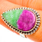 Ruby Zoisite Rings handcrafted by Ana Silver Co - RING113187
