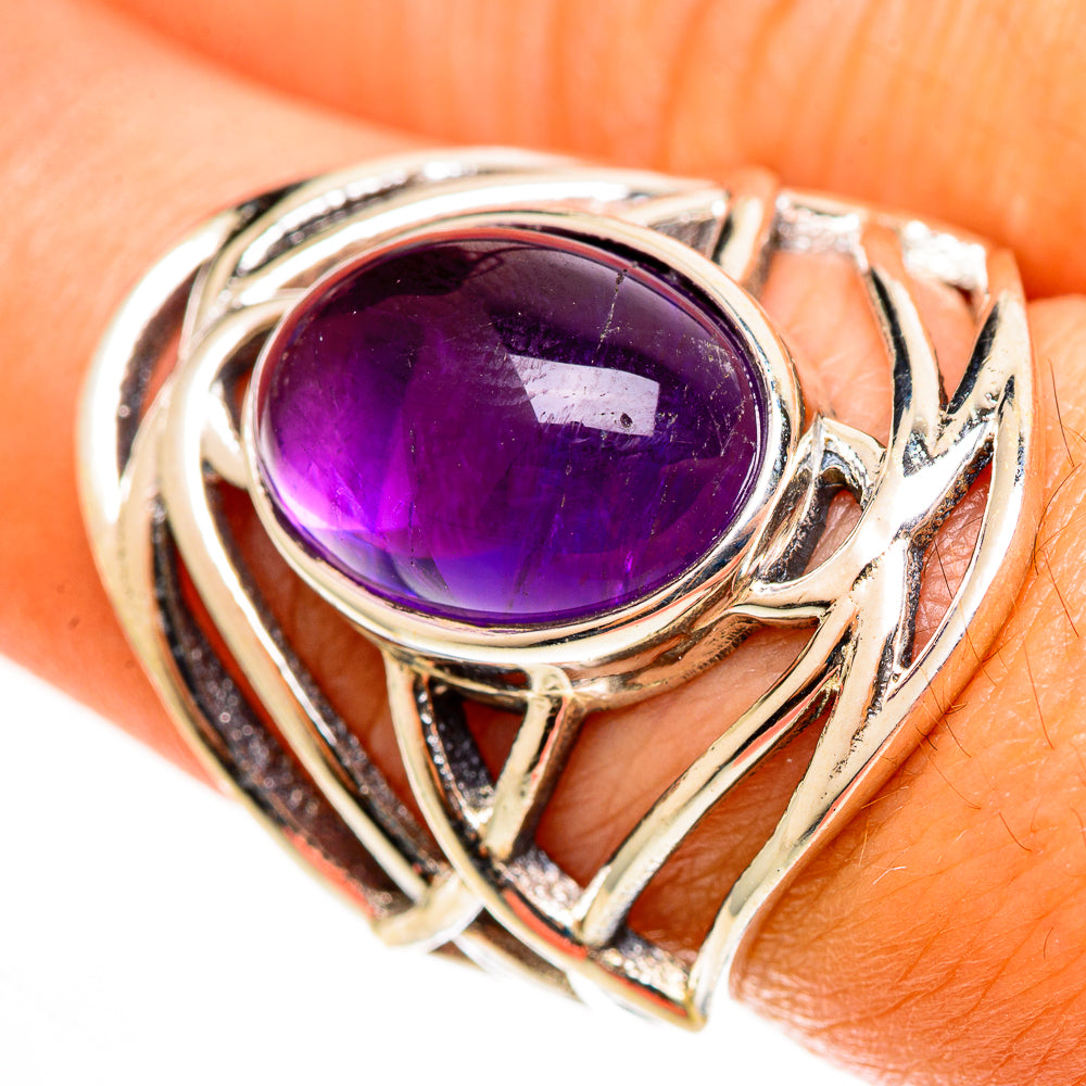 Amethyst Rings handcrafted by Ana Silver Co - RING113201