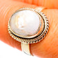 Mother Of Pearl Rings handcrafted by Ana Silver Co - RING113203