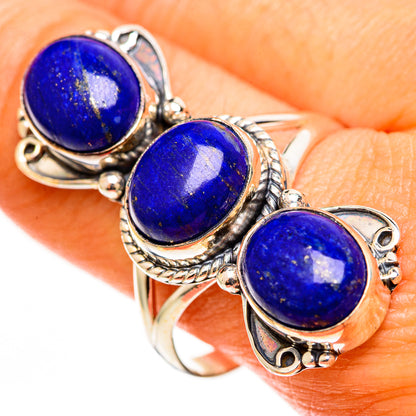Lapis Lazuli Rings handcrafted by Ana Silver Co - RING113213
