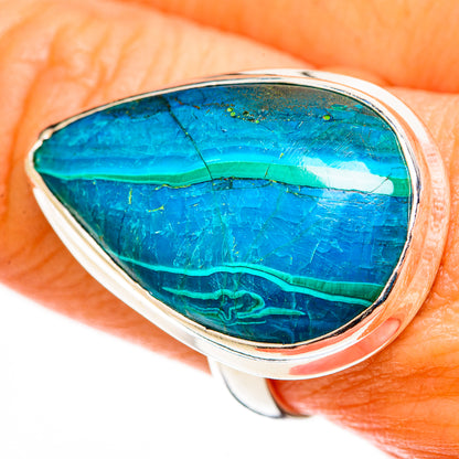 Chrysocolla Rings handcrafted by Ana Silver Co - RING113214