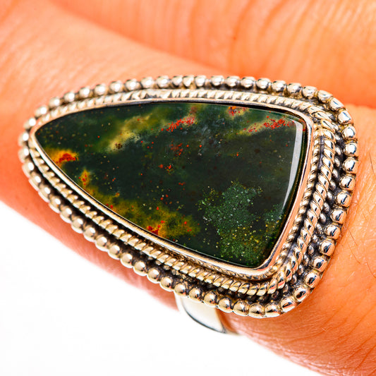 Bloodstone Rings handcrafted by Ana Silver Co - RING113219
