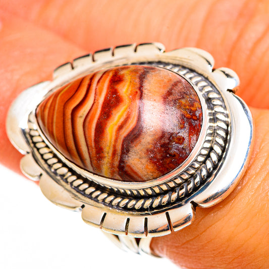 Red Jasper Rings handcrafted by Ana Silver Co - RING113222