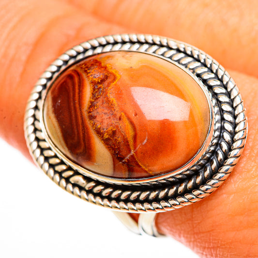 Mookaite Rings handcrafted by Ana Silver Co - RING113225