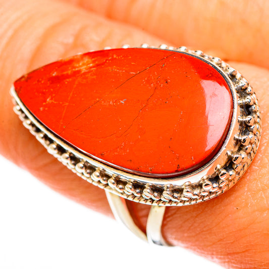 Red Jasper Rings handcrafted by Ana Silver Co - RING113255