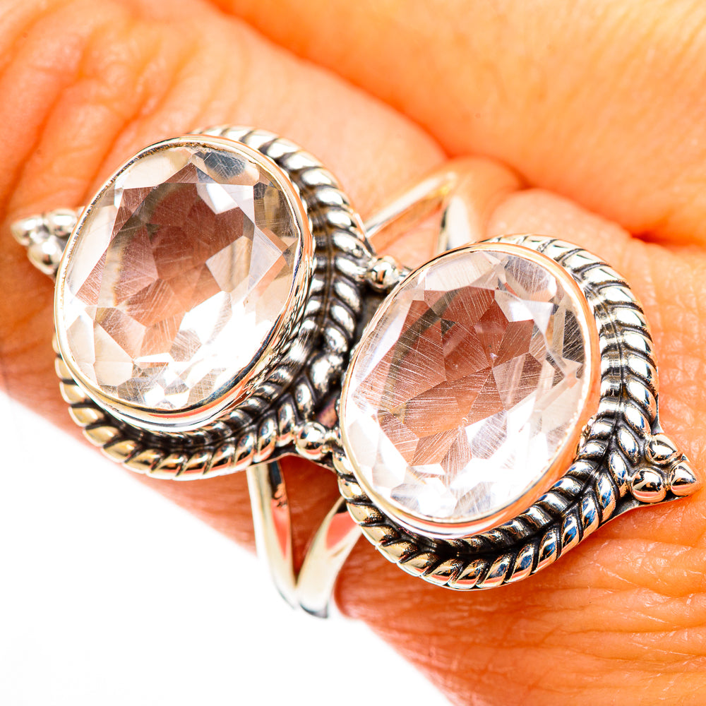 White Quartz Rings handcrafted by Ana Silver Co - RING113270