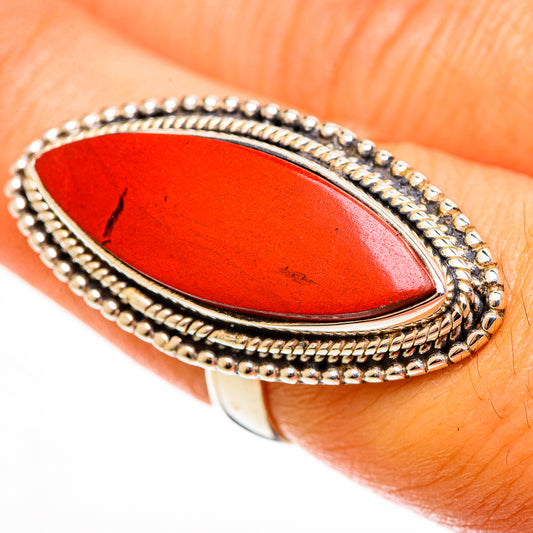 Red Jasper Rings handcrafted by Ana Silver Co - RING113311