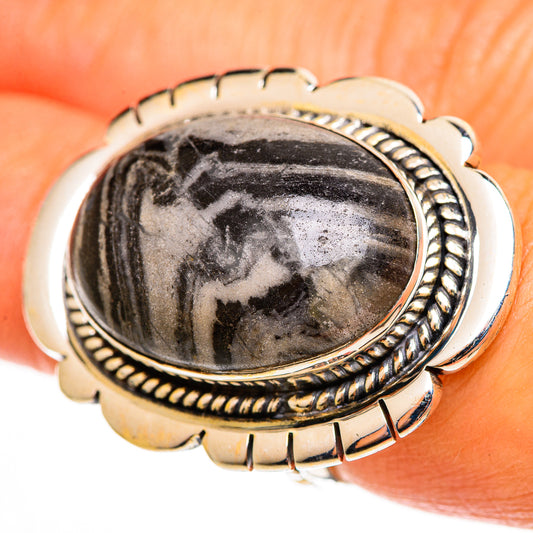 Pinolith Jasper Rings handcrafted by Ana Silver Co - RING113323