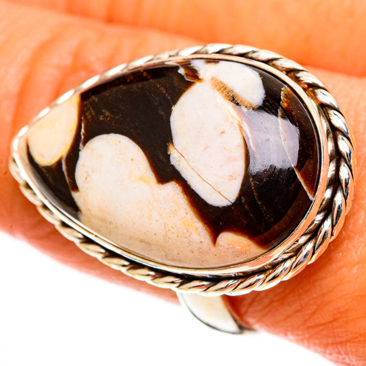 Peanut Wood Jasper Rings handcrafted by Ana Silver Co - RING113351