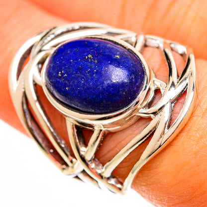 Lapis Lazuli Rings handcrafted by Ana Silver Co - RING113352