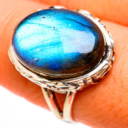 Labradorite Rings handcrafted by Ana Silver Co - RING113354
