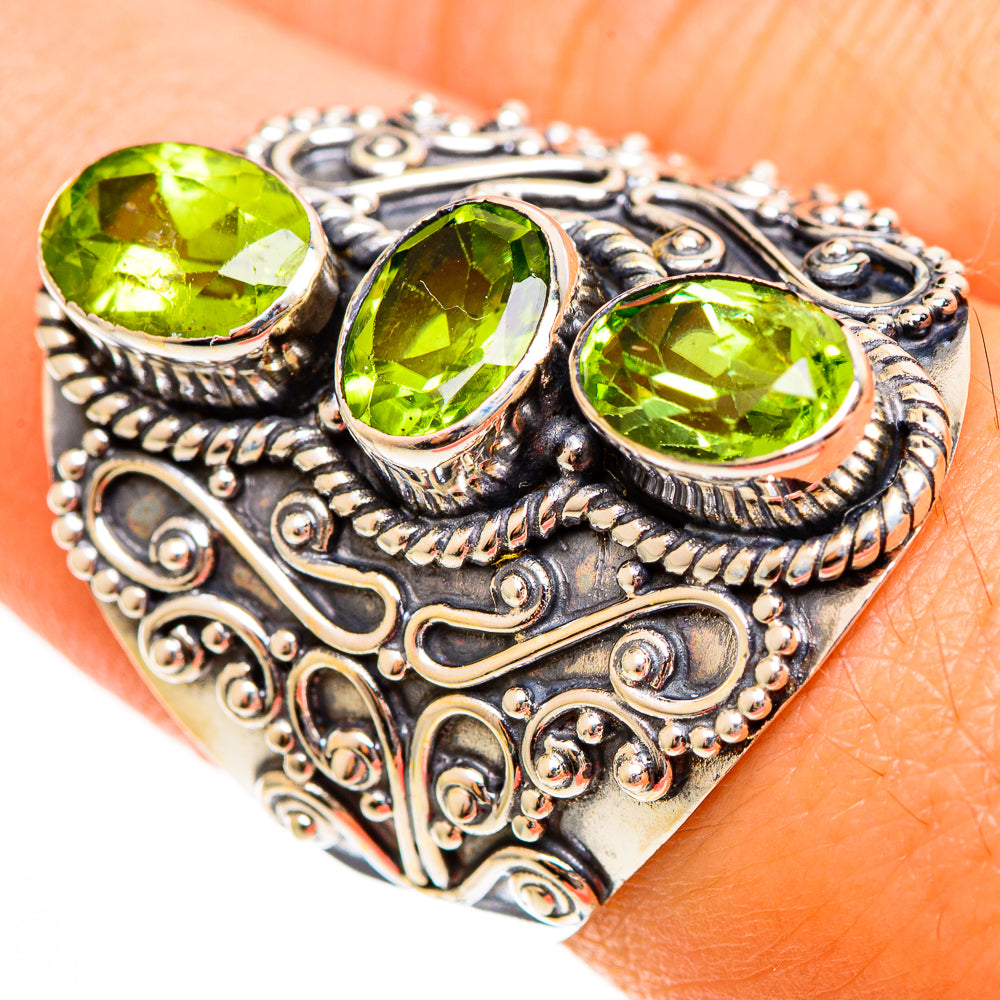 Peridot Rings handcrafted by Ana Silver Co - RING113357
