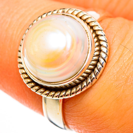 Cultured Pearl Rings handcrafted by Ana Silver Co - RING113369