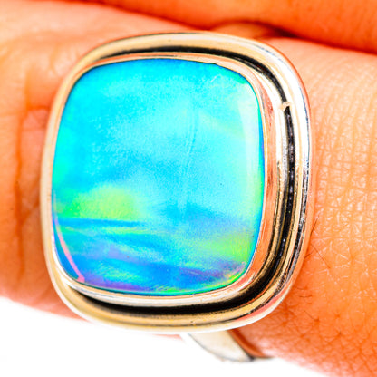 Aura Opal Rings handcrafted by Ana Silver Co - RING113373
