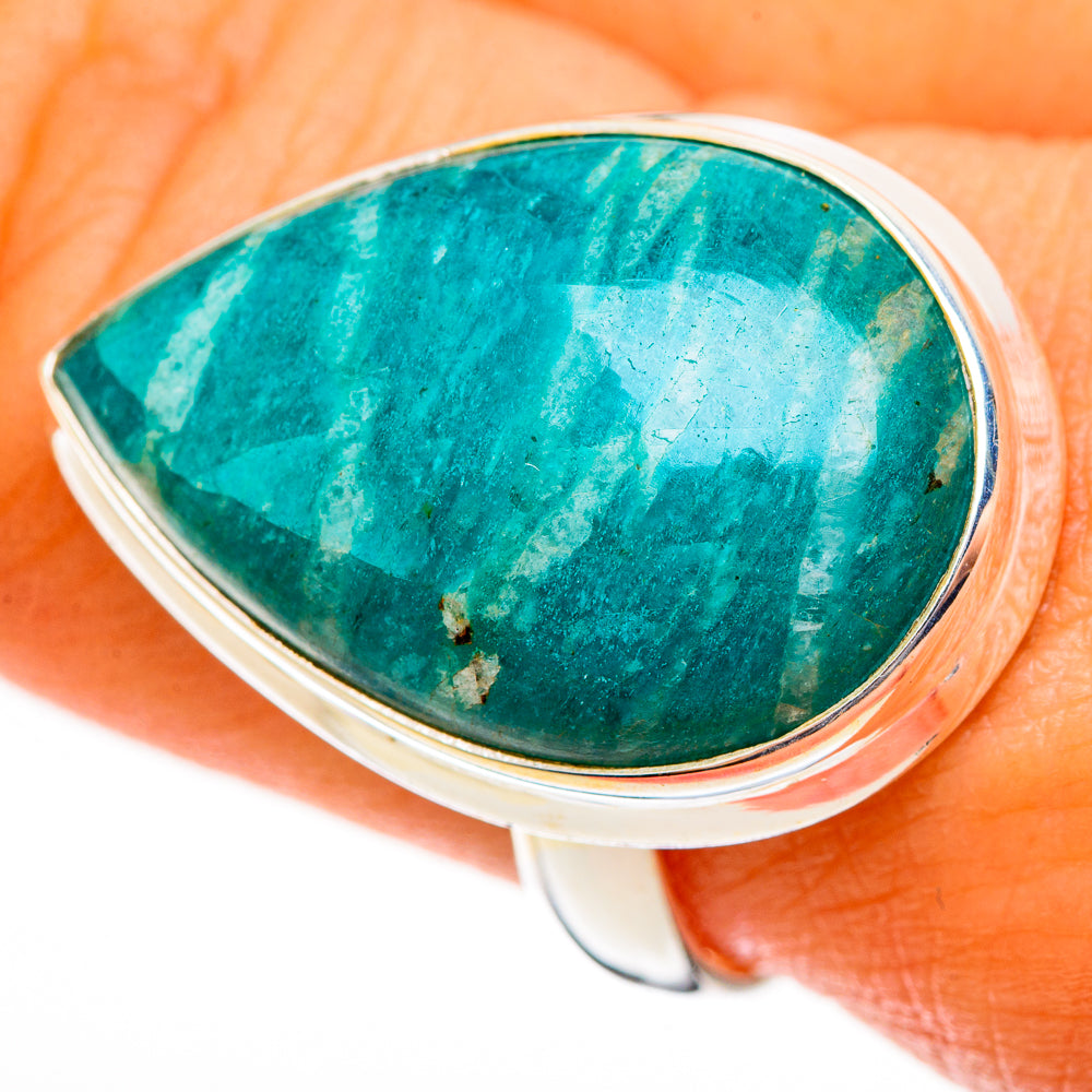 Amazonite Rings handcrafted by Ana Silver Co - RING113379