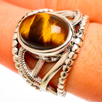 Tiger Eye Rings handcrafted by Ana Silver Co - RING113382