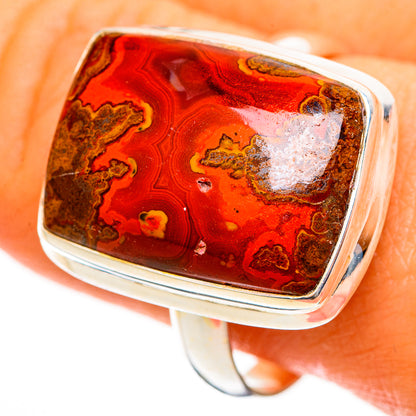 Moroccan Agate Rings handcrafted by Ana Silver Co - RING113383