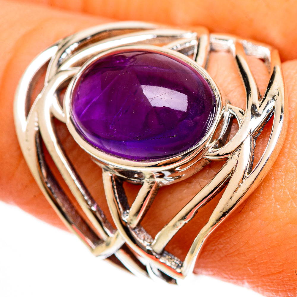 Amethyst Rings handcrafted by Ana Silver Co - RING113387