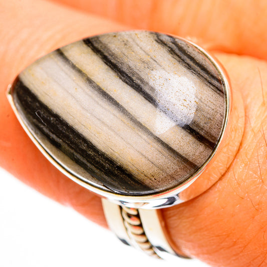 Pinolith Jasper Rings handcrafted by Ana Silver Co - RING113390
